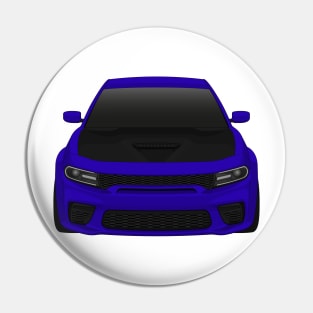 Charger Widebody Indigo-blue + black hood Pin