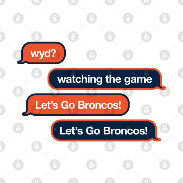 Broncos WYD Text by Rad Love