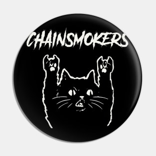 chainsmoker and the cat Pin
