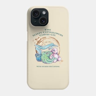 Sleepy Cephalopod Coffee Co:  Grumpy Bunny Edition Phone Case