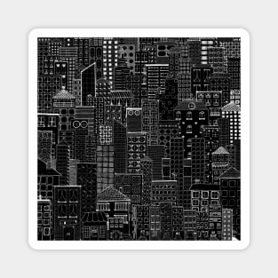 City Doodle Night Magnet