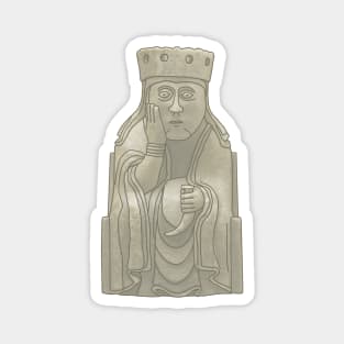 Lewis Chess Piece - Queen Magnet