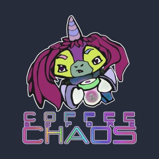 Coffee Before Chaos Unicorn T-Shirt