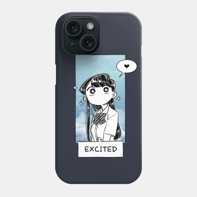 Komi Can't Communicate Phone Case by SirTeealot