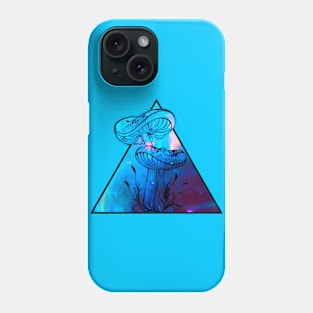 Blue Galaxy Mushrooms Phone Case