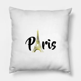 Paris Eiffel Tower Pillow