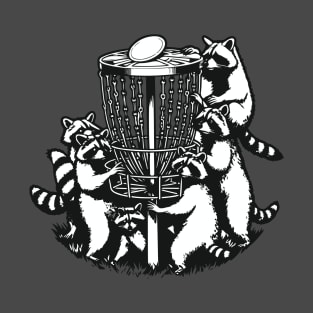 Raccoons Attack the Basket T-Shirt