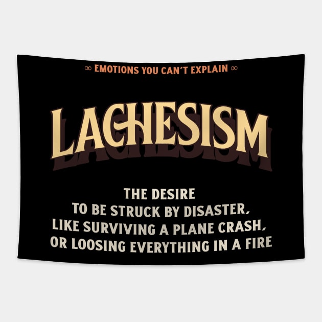 Emotions You Can't Explain Lachesism Tapestry by TV Dinners