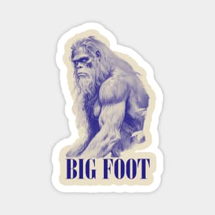 Big Foot Vintage Magnet