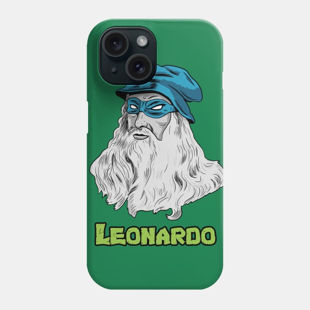 Leonardo Phone Case by Black Snow Comics