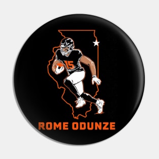 Rome Odunze State Star Pin