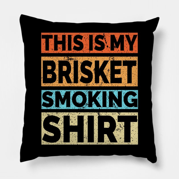 This is my Brisket Smoking Shirt Pillow by Jas-Kei Designs