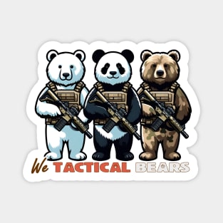 We Tactical Bears Magnet