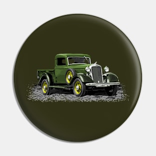 Green 34 Dodge KC pickup truck Pin