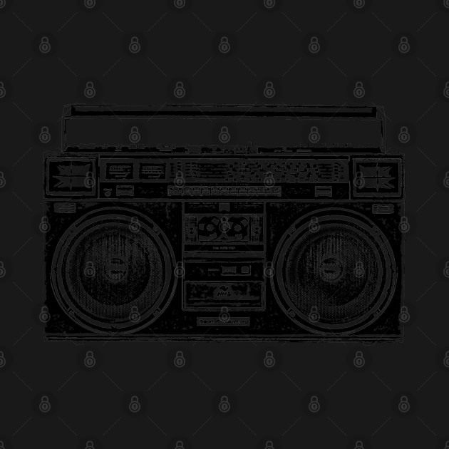 Discover Boombox - 80s - T-Shirt