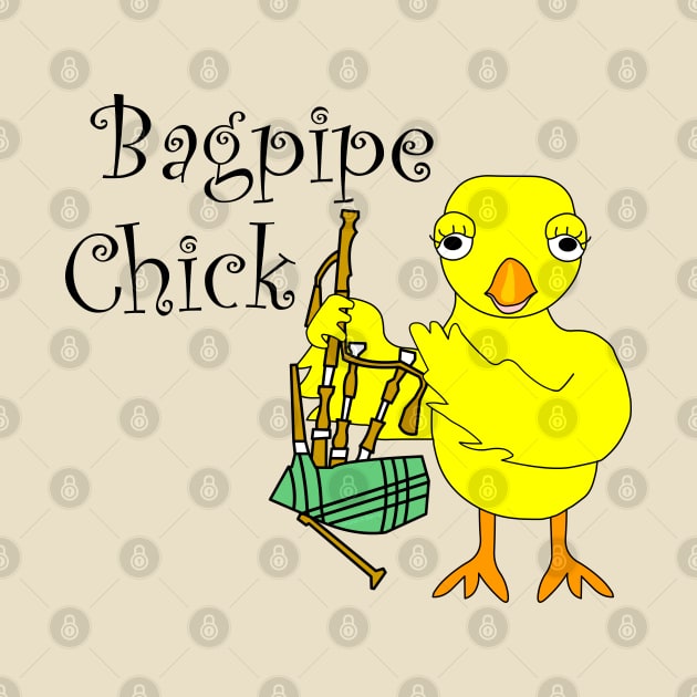 Bagpipe Chick Text by Barthol Graphics