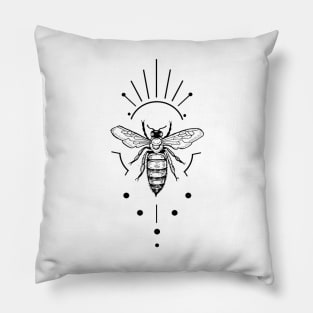 Graphic bee Pillow