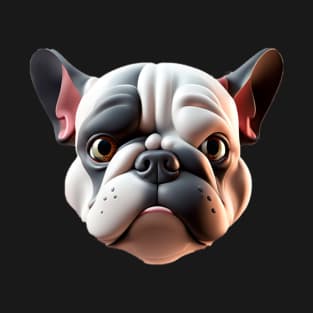 French Bulldog Face T-Shirt