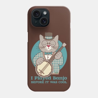 Cool Banjo Cat Phone Case