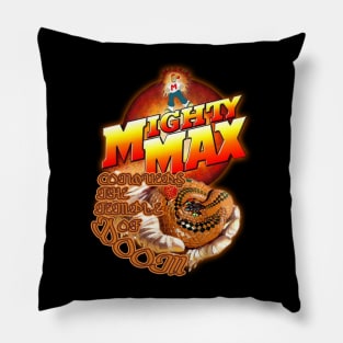 Mighty Max Conquers The Temple Of Doom Pillow