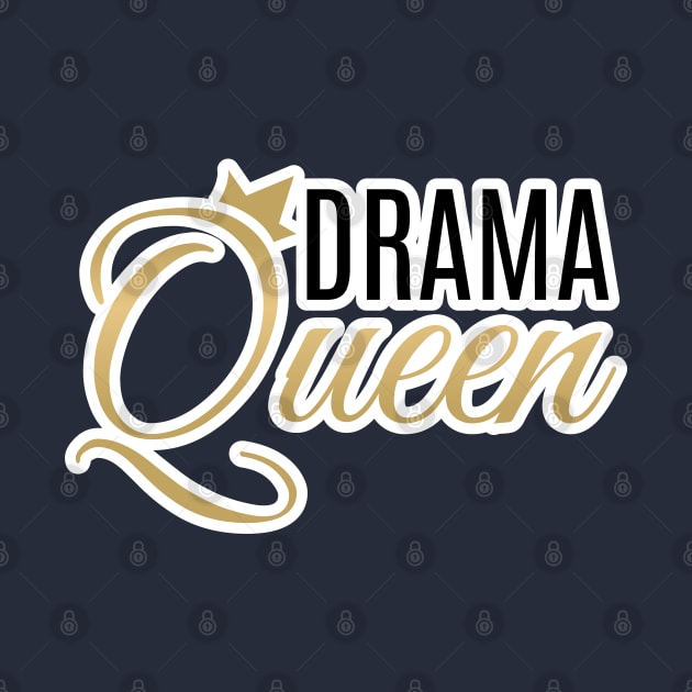 Drama Queen Text Design by BrightLightArts