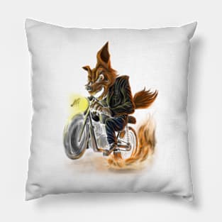 the Hellbiking Wolf Pillow