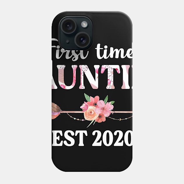 Promoted to Auntie Est 2020 Phone Case by Manonee