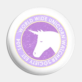 Unicorn Watchers Pin