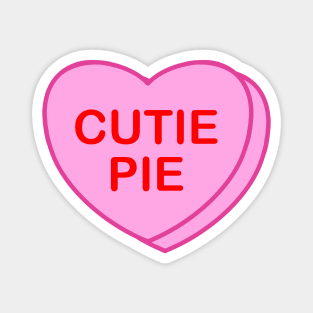 Conversation Heart: Cutie Pie Magnet