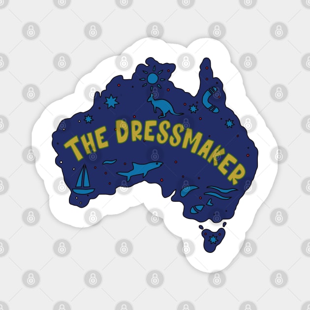 AUSSIE MAP THE DRESSMAKER Magnet by elsa-HD