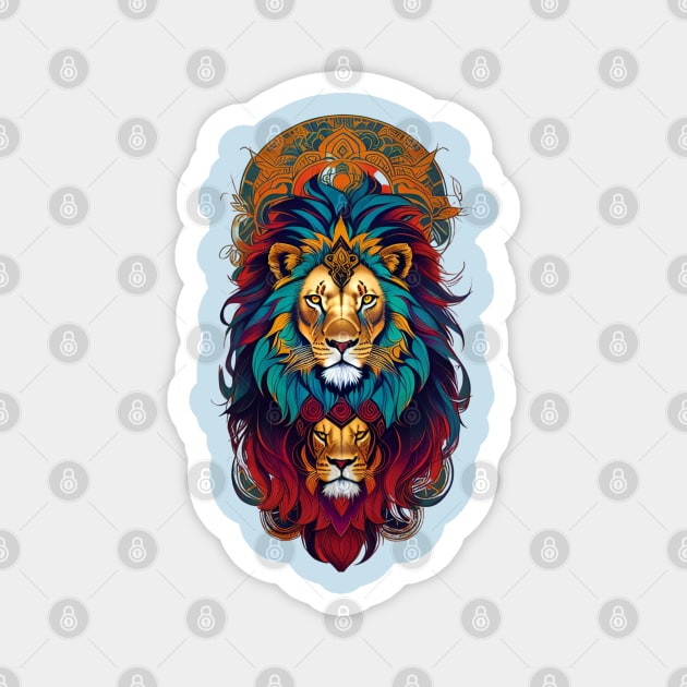 Head of the Lion Magnet by AnimeBlaque