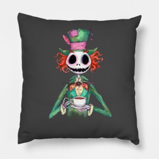 Skeleton Hatter Pillow