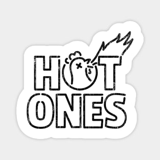 Hot Ones Black Vintage Magnet