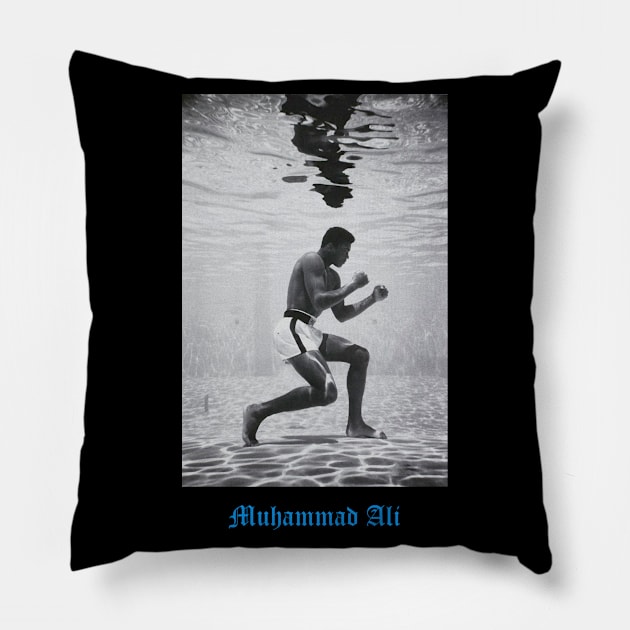 Muhammad Ali Underwater Pillow by BenTell