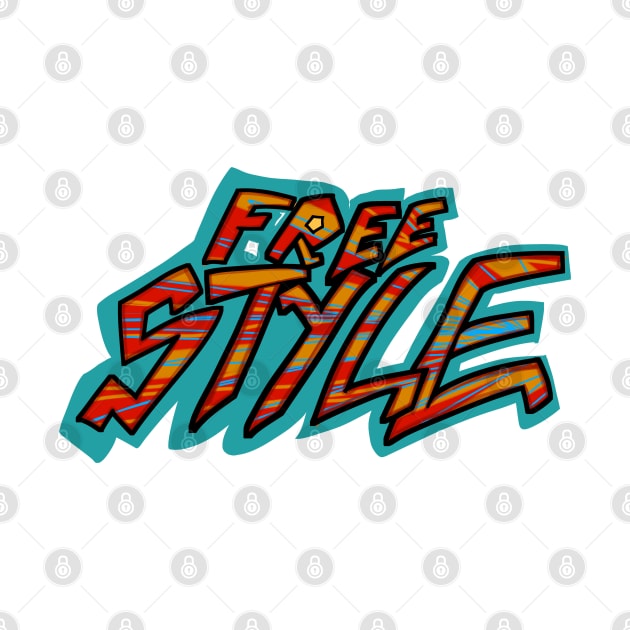 FREE STYLE GRAFFITI LETTER TAGS by Mielon