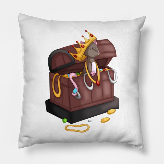 Treasure Rat Pillow by CaptainShivers