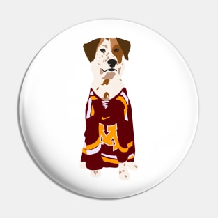 Hockey Dog Pin