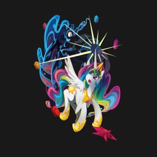 Nightmare Moon and Celestia T-Shirt