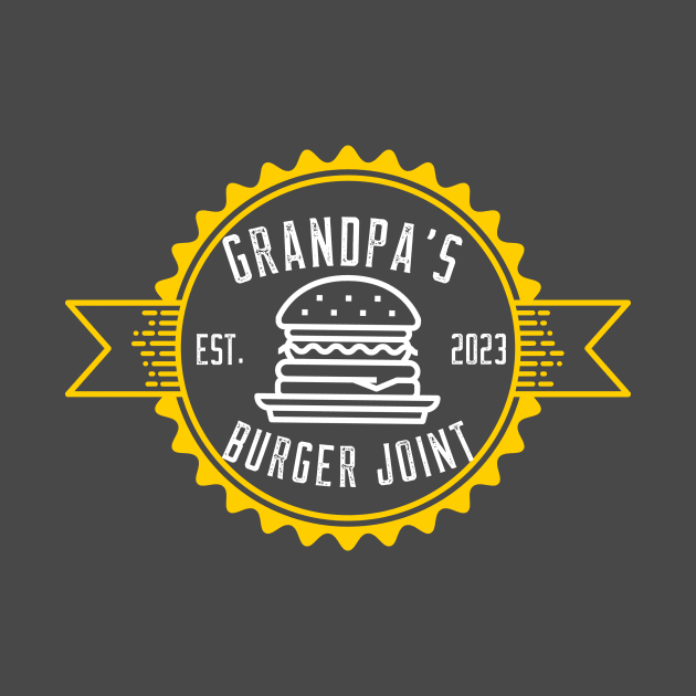 Grandpa's Burger Joint Gold Design by Preston James Designs