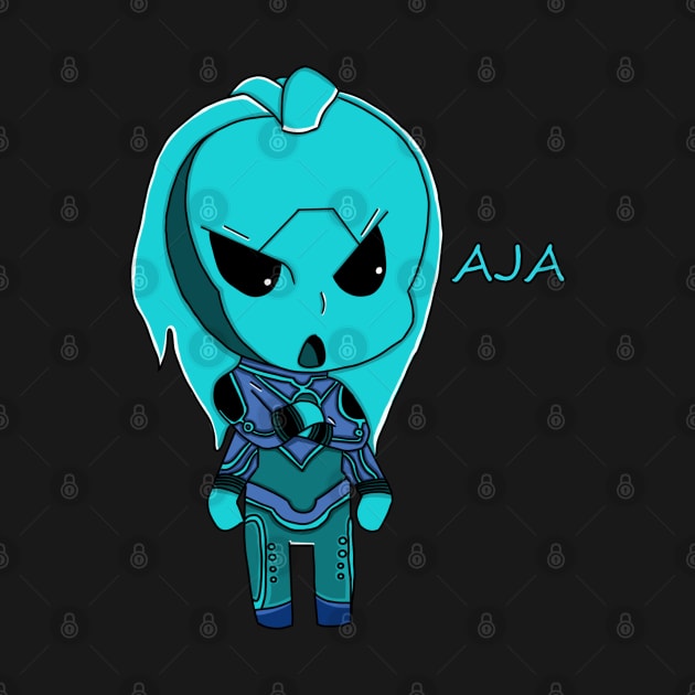 3Below Aja Chibi by garciajey