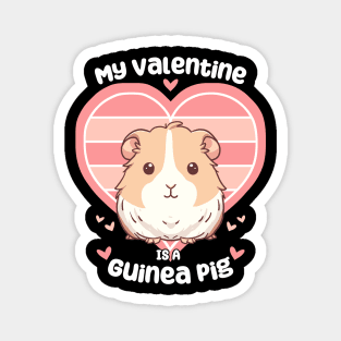 Valentine's Day Guinea Pig Magnet