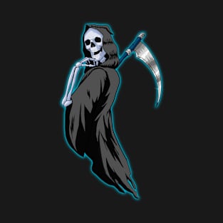 Skeleton Grim Reaper Halloween v2 T-Shirt