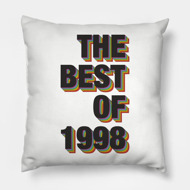 The Best Of 1998 Pillow by Dreamteebox