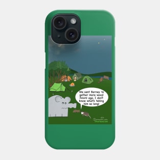 Enormously Funny Cartoons Camping Issues Phone Case