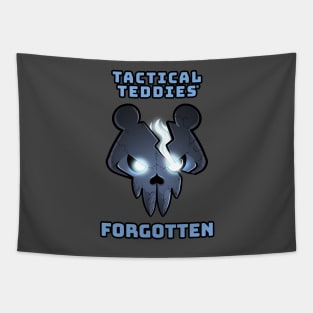 Tactical Teddies ® logo and Forgotten crest Tapestry
