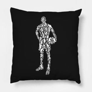 Basketball Player Silhouette Gift design Pillow