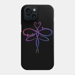 Infinite Love Dragonfly Phone Case