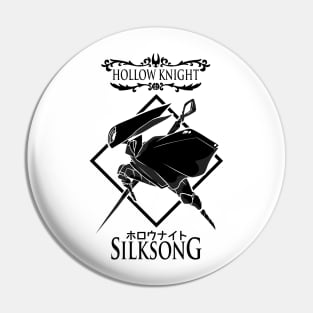 Hollow knight - Silksong black and white 2 Pin