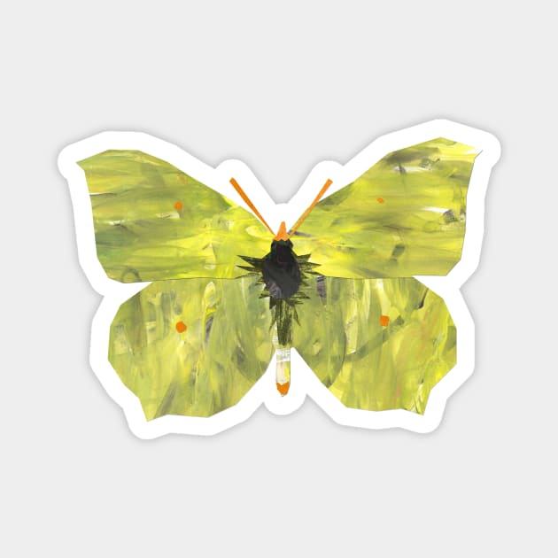 brimstone butterfly Magnet by Babban Gaelg