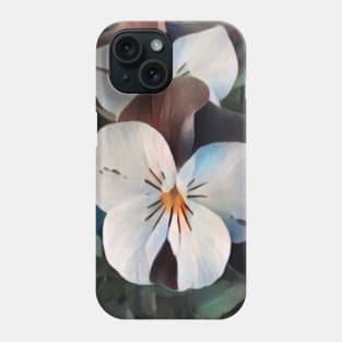 Pansy Flower Tendril Flower Pattern Floral Flower Phone Case